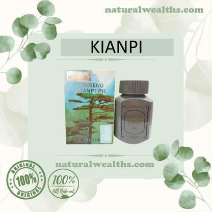 Kianpi Pills Herbal Ginseng For Increase Appetie and Make Your Body Fat Original Free Shipping