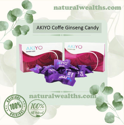 Akiyo Coffe Ginseng Candy Original For  Increase stamina and make sex last longer FREE SHIPPING