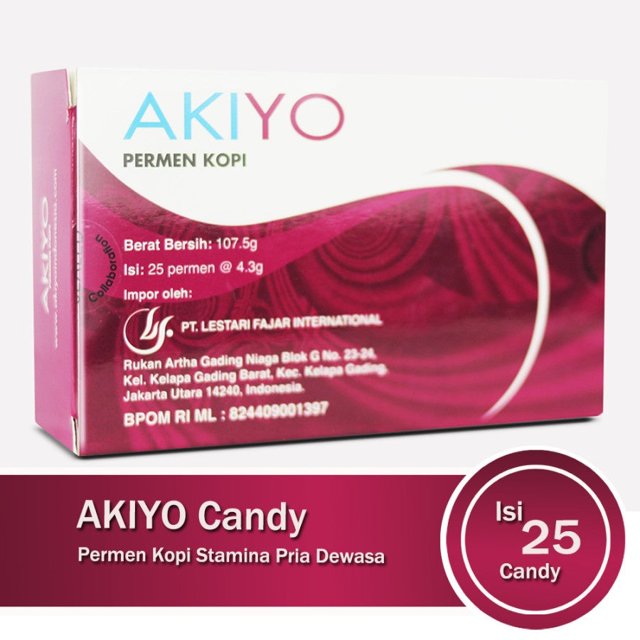 Akiyo Coffe Ginseng Candy Original For  Increase stamina and make sex last longer FREE SHIPPING