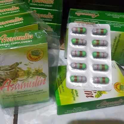 5 Box Asamulin herbal concoctions for gout, sore, cholesterol Free Shi ...